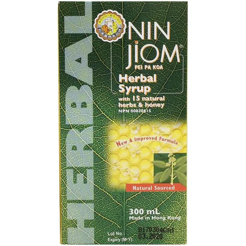 Nin Jiom Herbal Cough Syrup – Traditional Chinese Remedy, 300 Ml 1