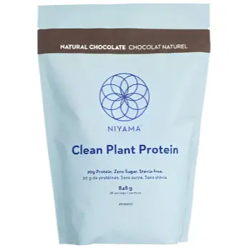 Niyama Plant Protein Powder — Chocolate Flavor, 848G (28 Servings) Complete Amino Profile 1