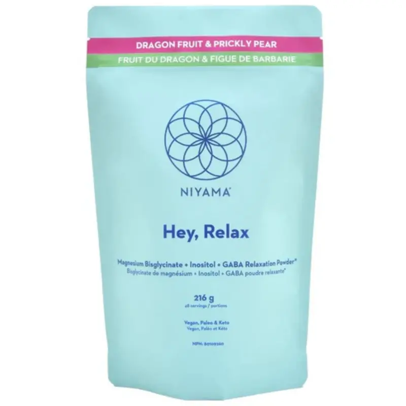 Niyama Wellness Hey Relax Magnesium Glycinate Powder – Dragon Fruit & Pear Flavor 1