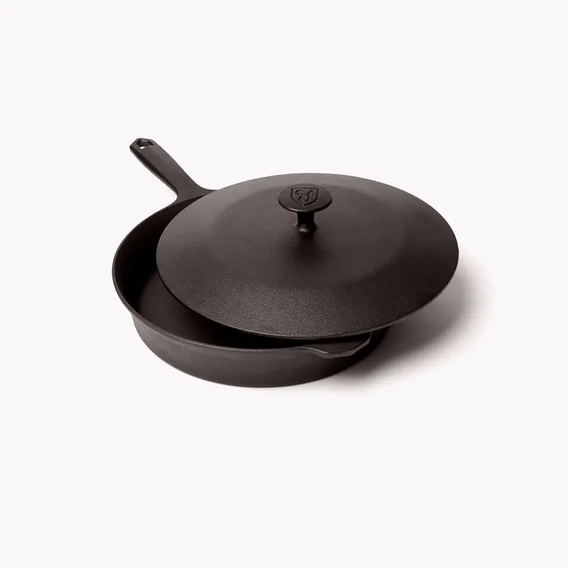 No. 8 Cast Iron Skillet With Tight-Fit Lid 1