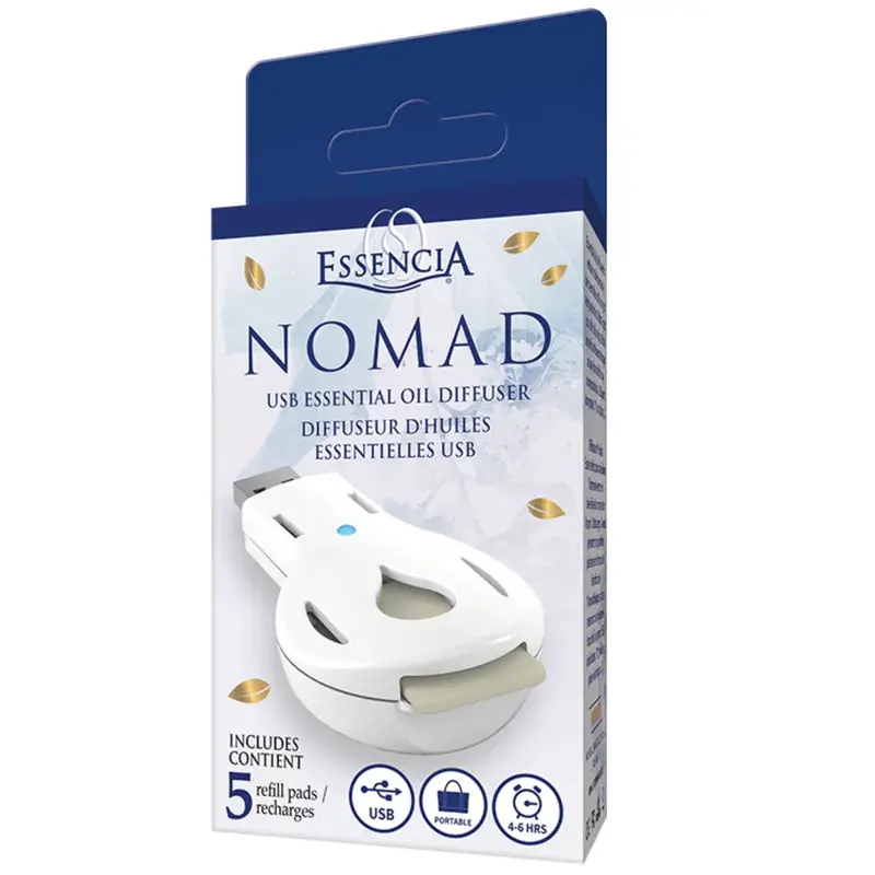 Nomad Portable Usb Essential Oil Diffuser – Matte White 1