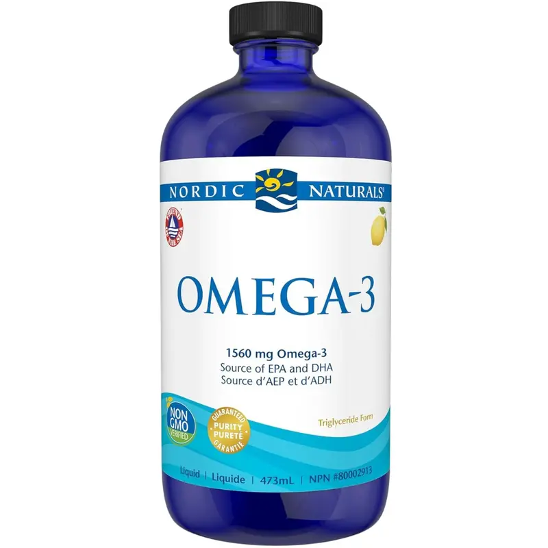 Nordic Naturals Lemon-Flavoured Omega-3 Liquid (473Ml) 1