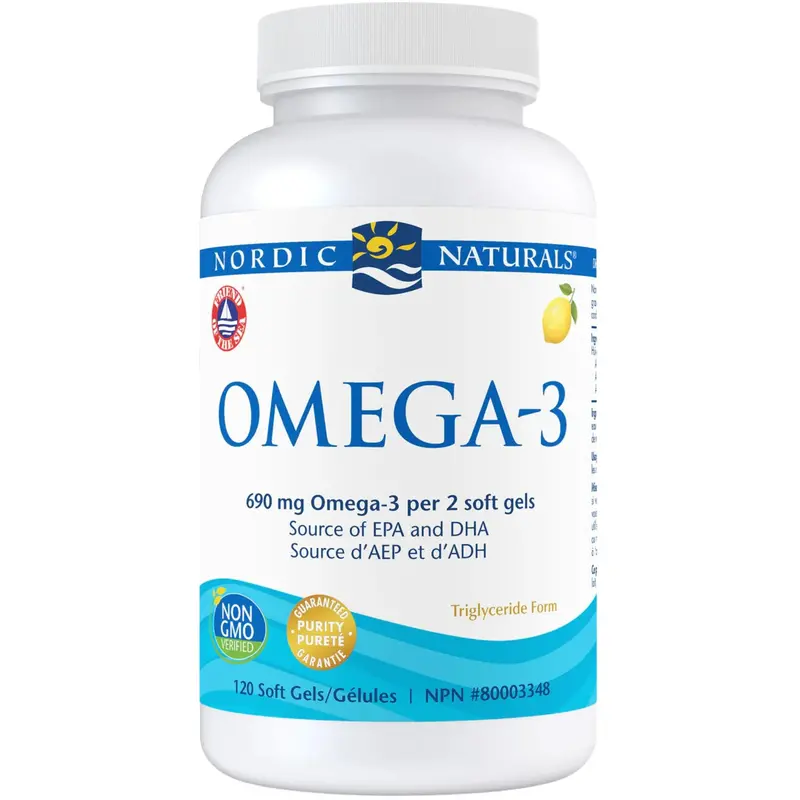 Nordic Naturals Omega-3 Fish Oil Softgels – 120 Count 1