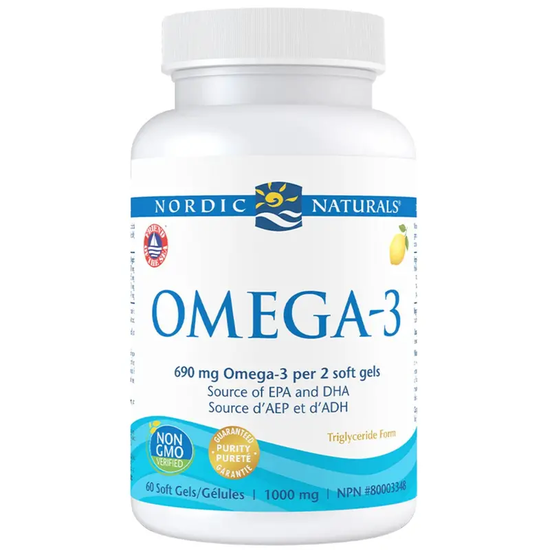 Nordic Naturals Omega-3 Fish Oil Softgels – 60 Count 1