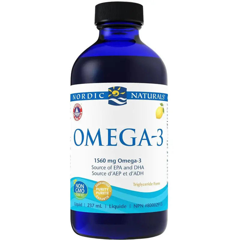 Nordic Naturals Omega-3 Liquid Fish Oil – Lemon Flavor, 237 Ml 1