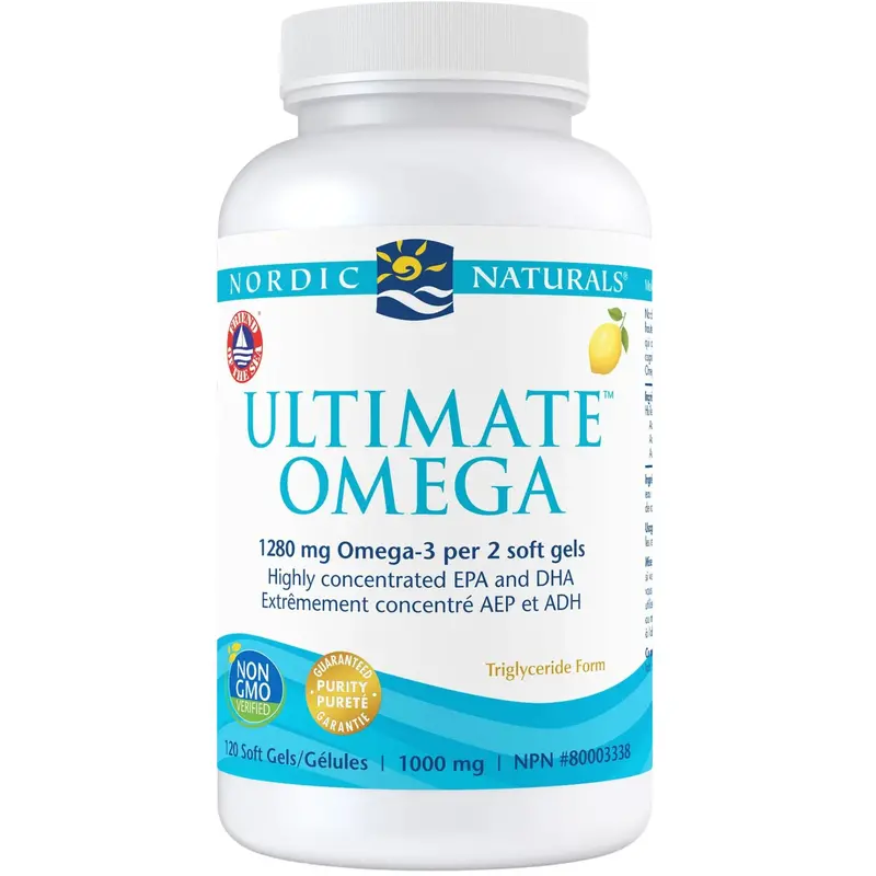 Nordic Naturals Ultimate Omega Fish Oil Softgels – 120 Count 1