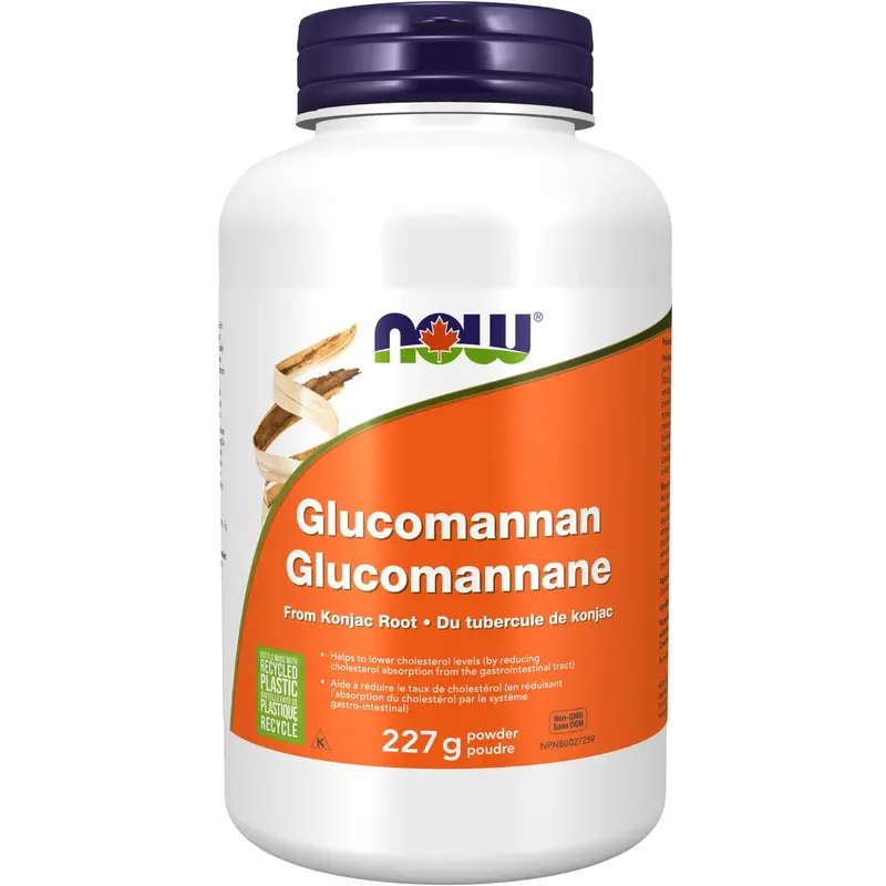 Now Glucomannan Powder – Natural Appetite & Digestive Support, 227 G 1