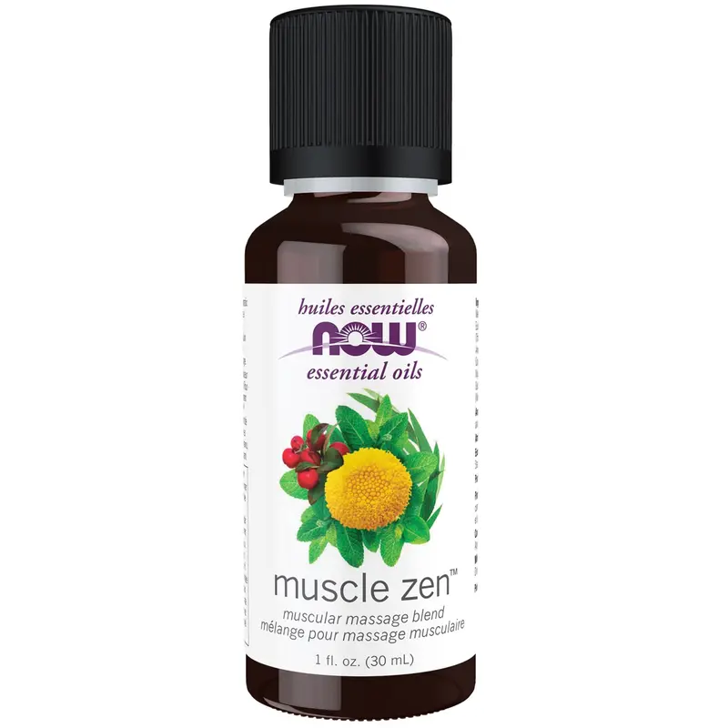 Now Muscle Zen Essential Oil Blend – 30Ml Soothing Aromatherapy Concentrate 1