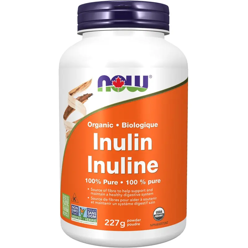 Now Organic Inulin Prebiotic Powder – 227 G 1