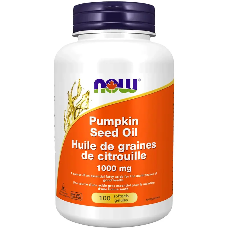 Now Pumpkin Seed Oil Softgels – 100 Count Omega-Rich Supplement 1