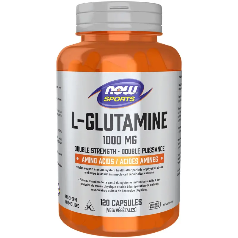 Now Sports L-Glutamine 1000 Mg – 120 Capsules 1