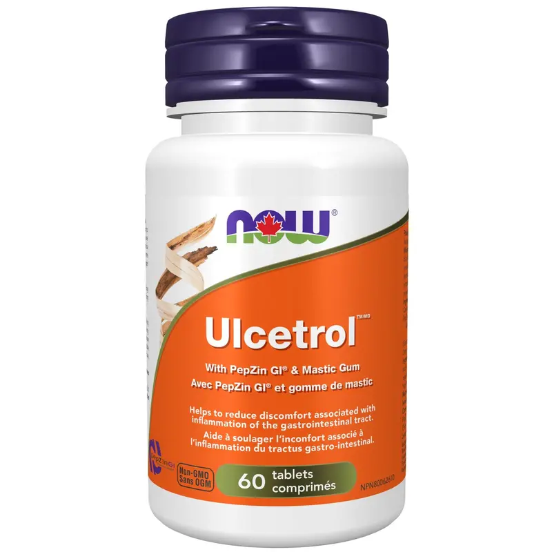 Now Ulcetrol With Pepzin Gi – Gastric Comfort Supplement, 60 Capsules 1