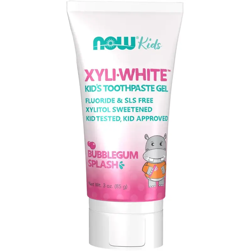 Now Xyliwhite Kids Toothpaste Gel – Bubblegum Splash, 85G 1