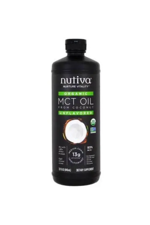 Nutiva Organic Mct Coconut Oil – 946 Ml Cold-Pressed, Keto-Friendly Oil 1