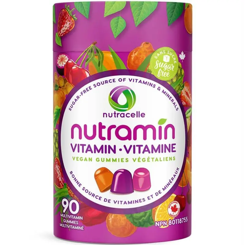 Nutramin Adult Multivitamin Gummies – 90 Count Chewable Supplement 1