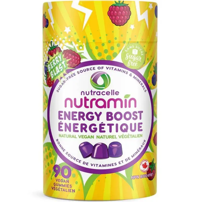 Nutramin Energy Boost Gummies – 90 Vitamin-Infused Chewables 1