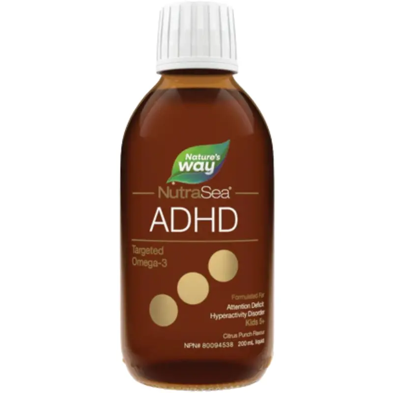 Nutrasea Adhd Support Omega-3 Liquid – Citrus Punch Flavor, 200 Ml 1