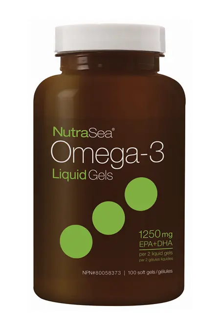 Nutrasea Omega-3 Liquid Gel Capsules – Fresh Mint Flavor, 1250 Mg Epa/Dha (100 Count) 1