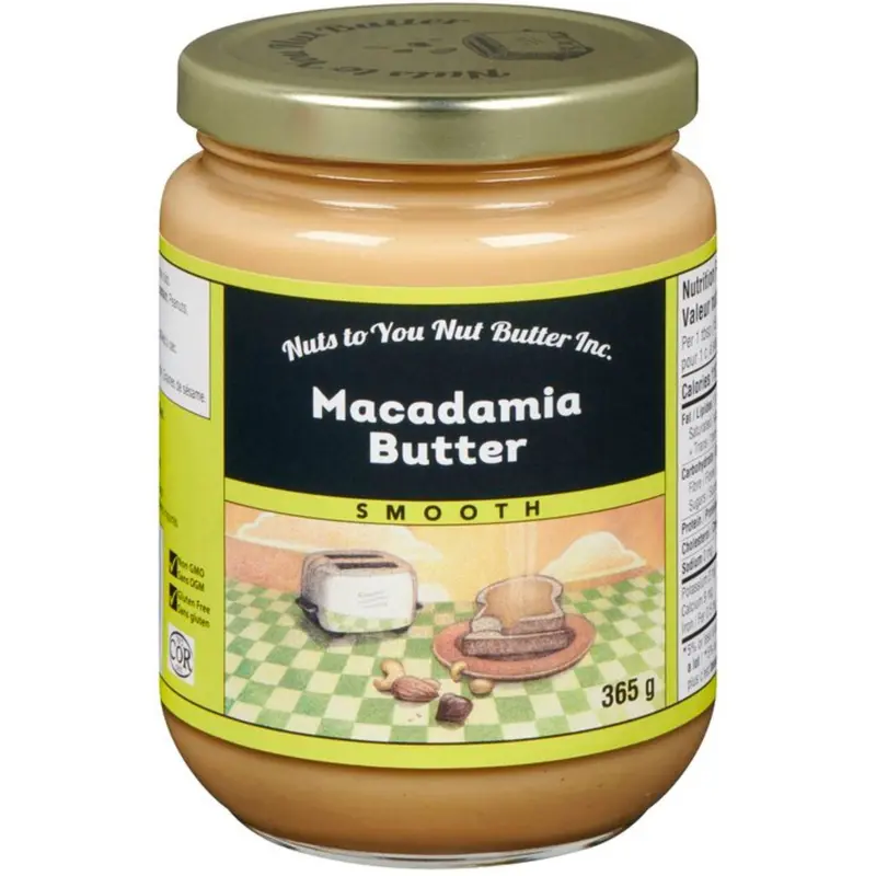 Nuts To You Macadamia Butter – 365G Rich & Buttery Spread 1