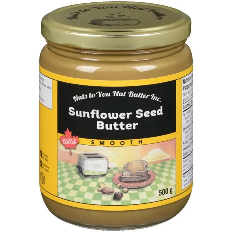Nuts To You Sunflower Seed Butter – 500G Vegan Spread 1