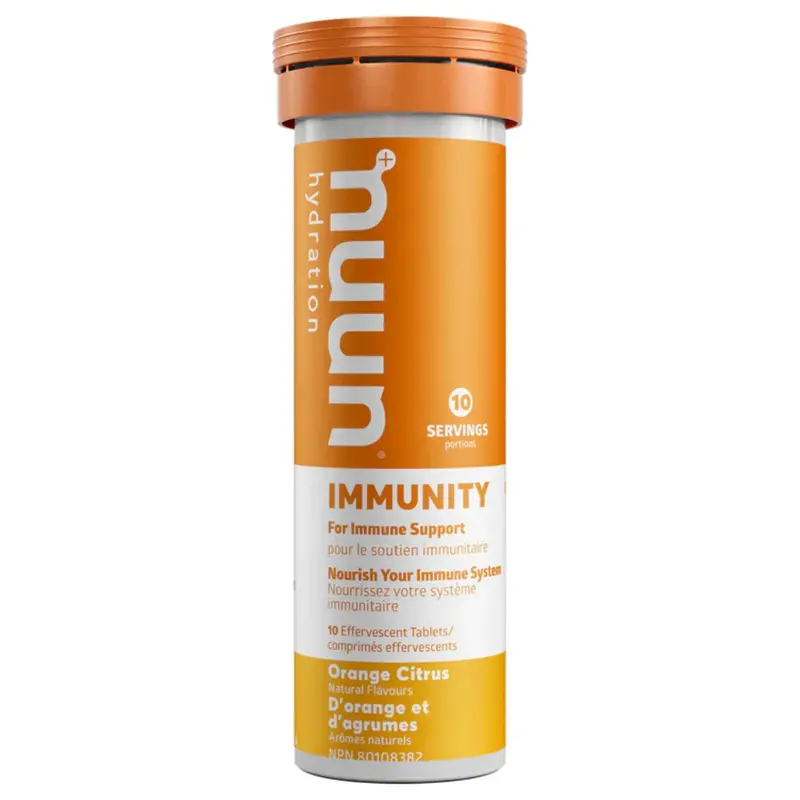 Nuun Immunity Electrolyte Tablets – Orange Citrus Flavor, 10-Pack 1
