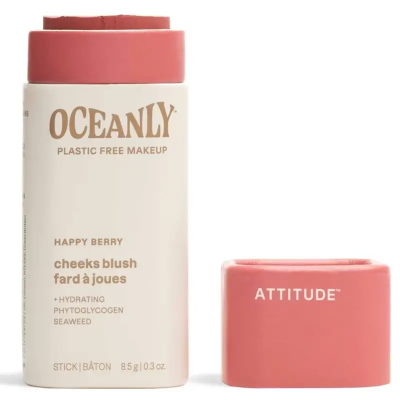 Oceanly Cream Blush Stick In Happy Berry – Vibrant Berry Tone For Luminous, Youthful Color 1