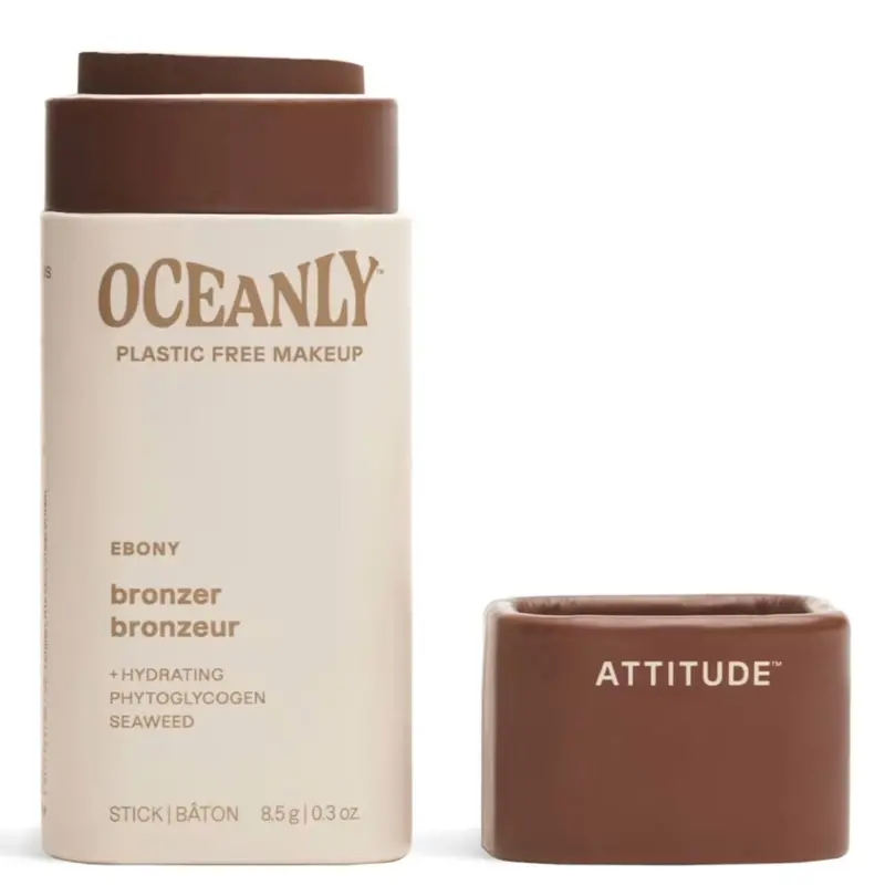 Oceanly Cream Bronzer Stick In Ebony – Deep, Rich Tone For Darker Complexions 1