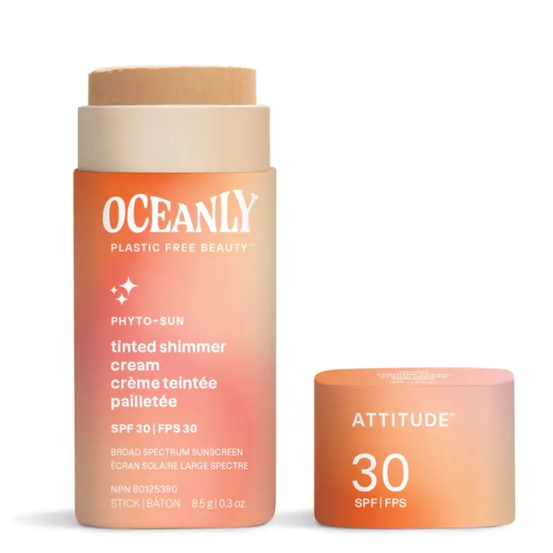 Oceanly Solid Shimmer Sunscreen Cream Spf 30 – Tinted, 8.5 G 1