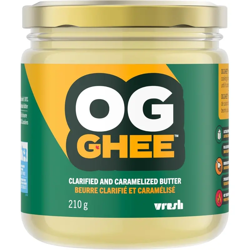 Og Ghee Original Clarified Butter – Grass-Fed, 210G 1