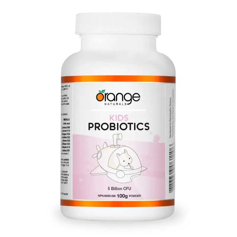 Orange Naturals Kids Probiotic Powder – 5 Billion Cfu Per Serving, 100 G Jar 1