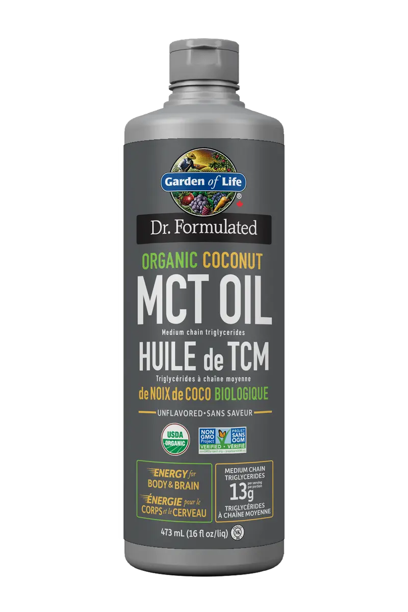 Organic Coconut Mct Oil By Garden Of Life – Dr. Formulated, 473 Ml Bottle 1