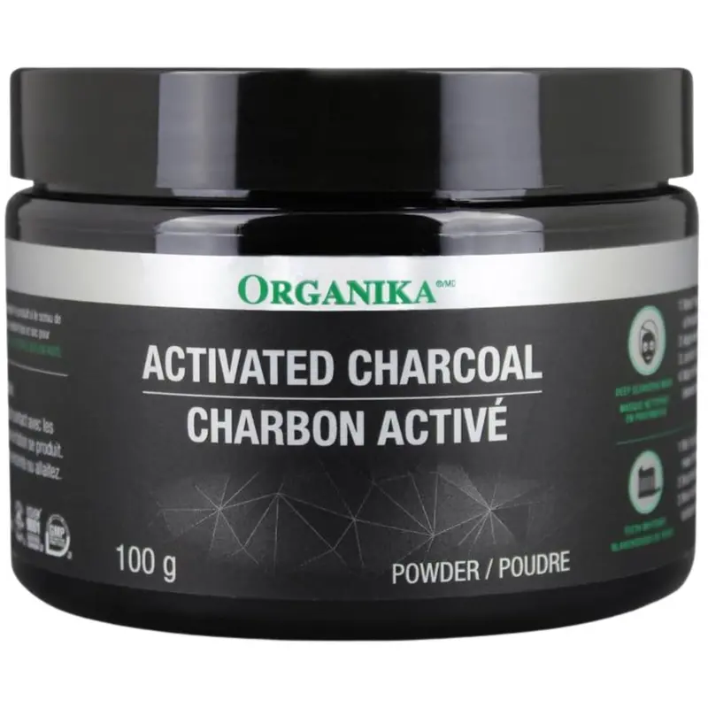 Organika Activated Charcoal Powder – 100G Fine-Grind Supplement 1
