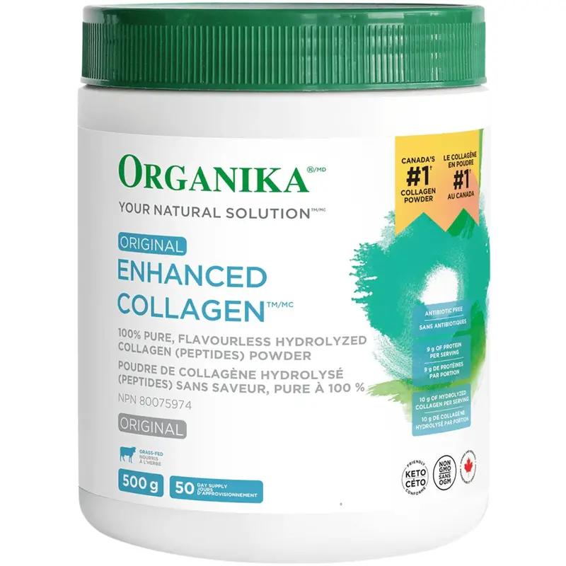 Organika Enhanced Collagen Powder – Original Flavor, 500G 1