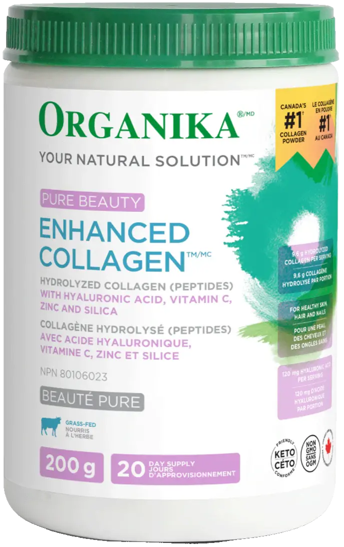 Organika Enhanced Collagen Pure Beauty — Hydrolyzed Marine Collagen, 200G 1