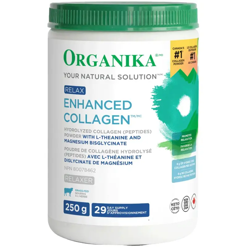 Organika Enhanced Collagen Relax Powder – 250G 1