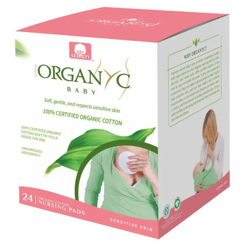 Organyc 100% Organic Cotton Menstrual Pads – 24 Count 1