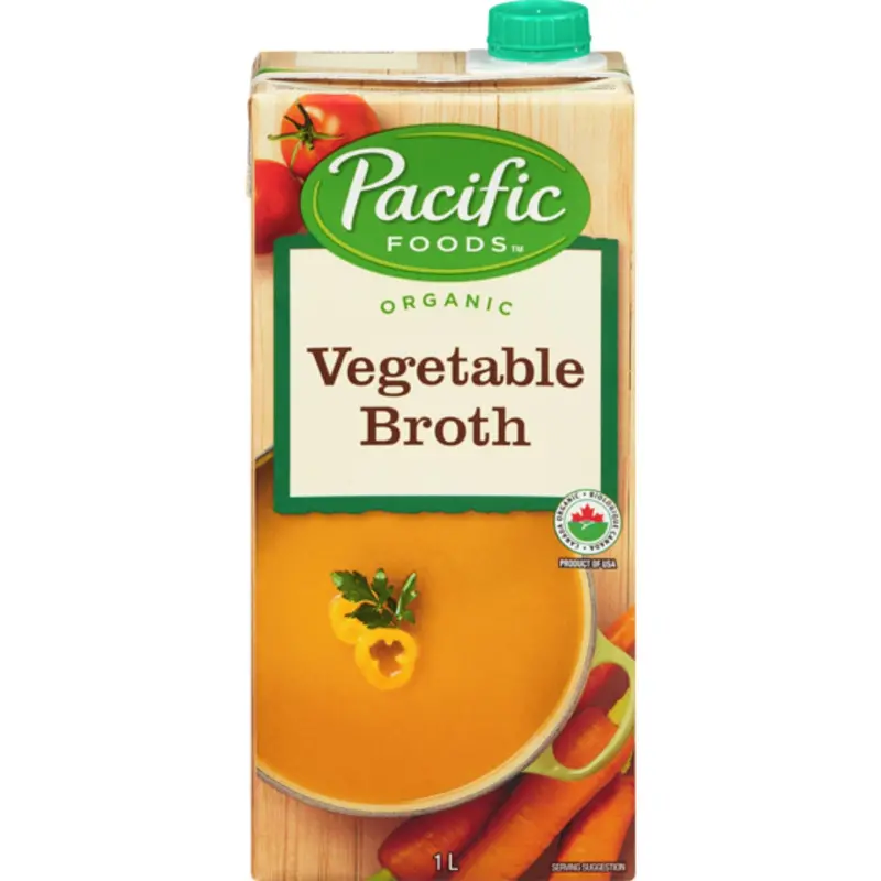 Pacific Foods Organic Vegetable Broth – 1 Liter 1