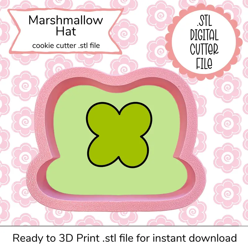 Party Hat Marshmallow Cutter Stl – Printable 3D Design File 1