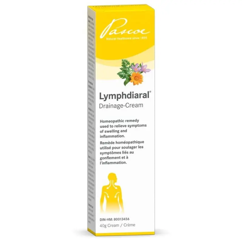 Pascoe Lymphdiaral Drainage Cream – Light-Dose Lymphatic Support, 40G 1