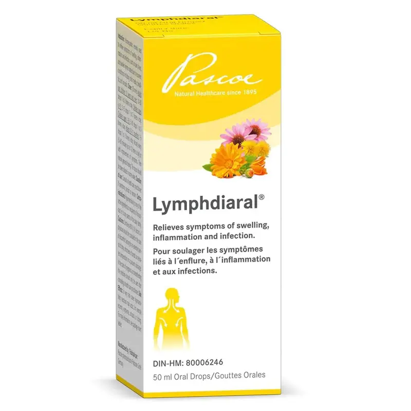 Pascoe Lymphdiaral Drops – Homeopathic Lymphatic Drainage Remedy, 50Ml 1