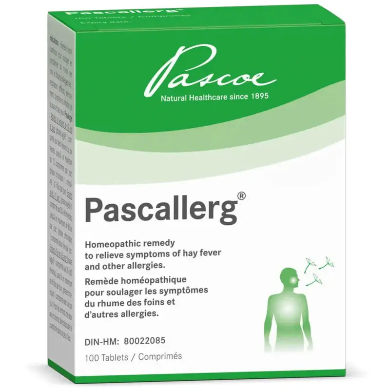 Pascoe Pascallerg Tablets – Natural Allergy & Histamine Response Support, 100 Count 1
