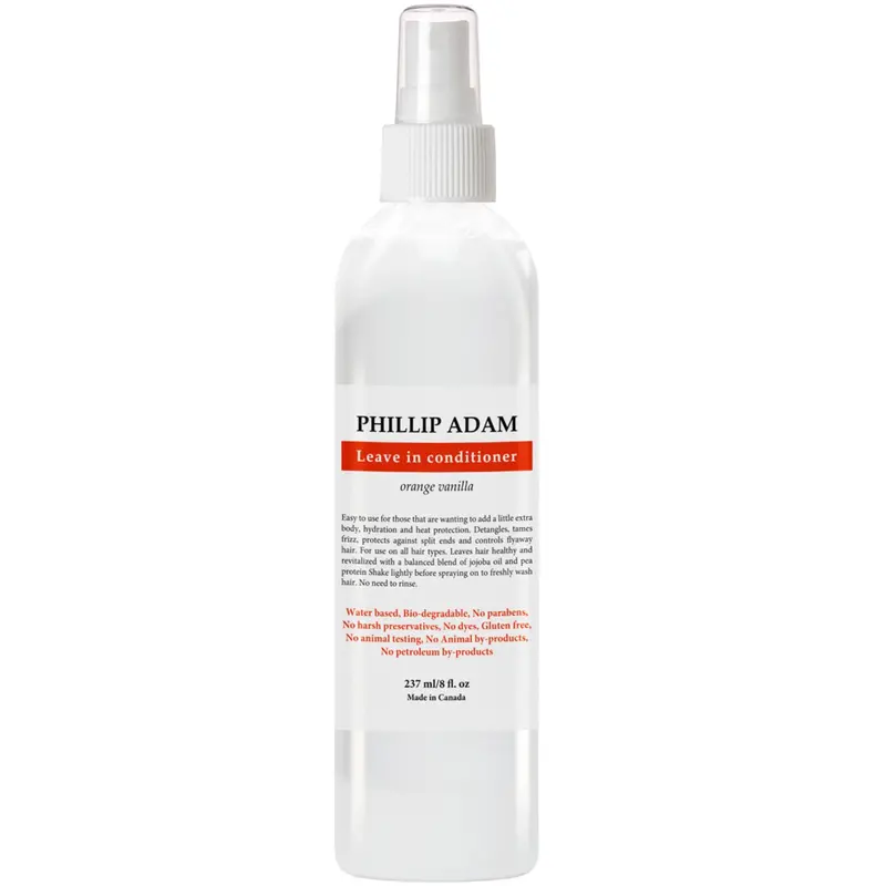 Phillip Adams Orange Vanilla Leave-In Conditioner – 237 Ml Lightweight Hydration Spray 1