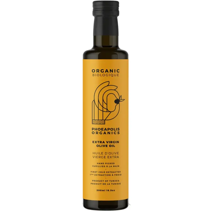 Phoeapolis Organic Extra Virgin Olive Oil – 500 Ml Cold-Pressed, Unfiltered 1
