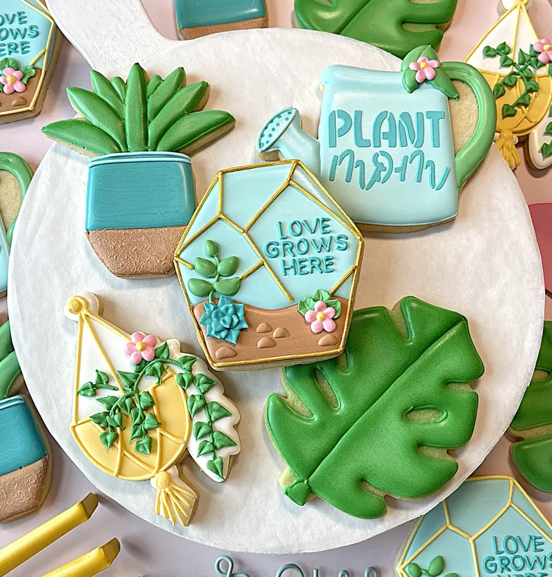 Plant Mom Cookie Decorating Starter Kit 1
