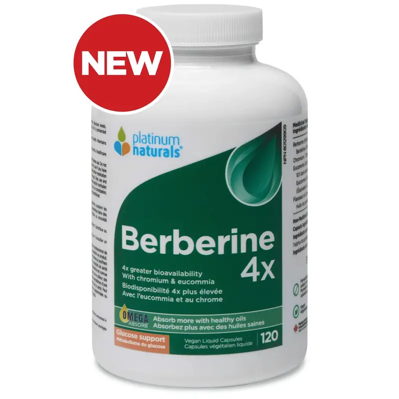 Platinum Naturals Berberine 4X High-Potency – 120 Softgels 1