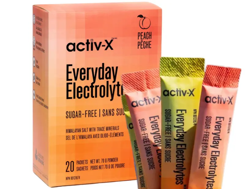 Platinum Naturals Everyday Electrolytes — Peach Flavor Sachet, 20.5G Single-Dose Hydration 1