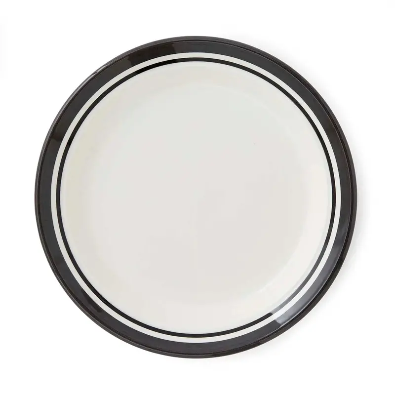 Portmeirion Potter’S Stripe Black 20Cm Salad Plate 1
