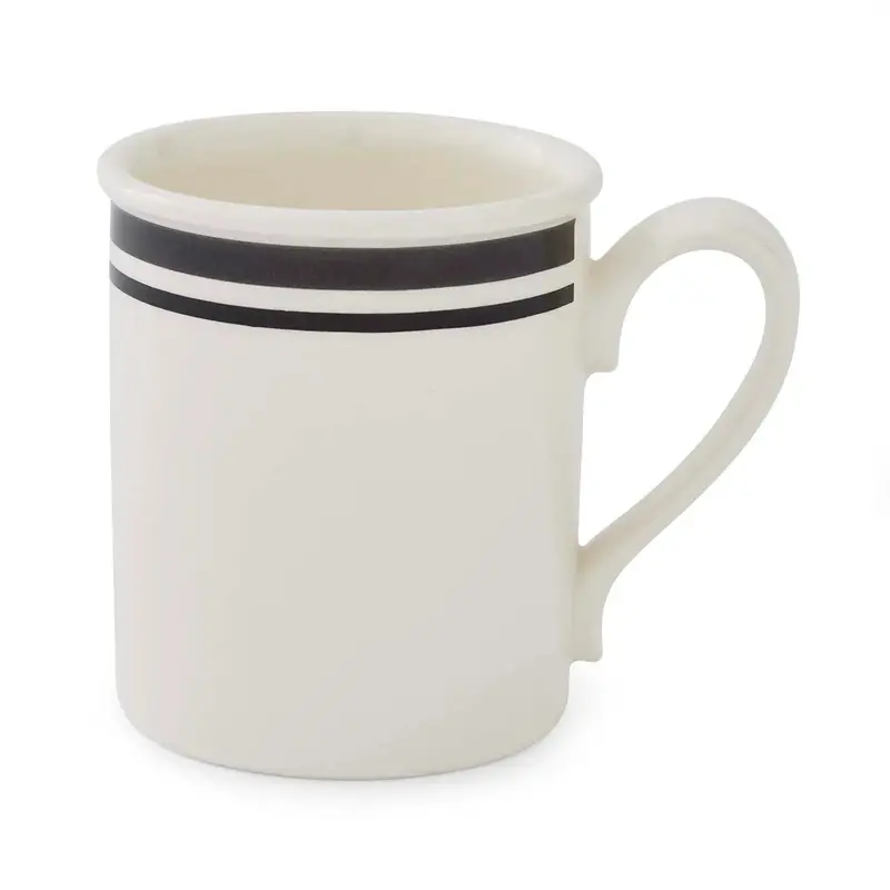 Portmeirion Potter’S Stripe Black Breakfast Mug 1