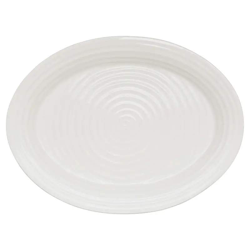 Portmeirion Sophie Conran Extra-Large Rectangular Platter – Premium White Ceramic 1