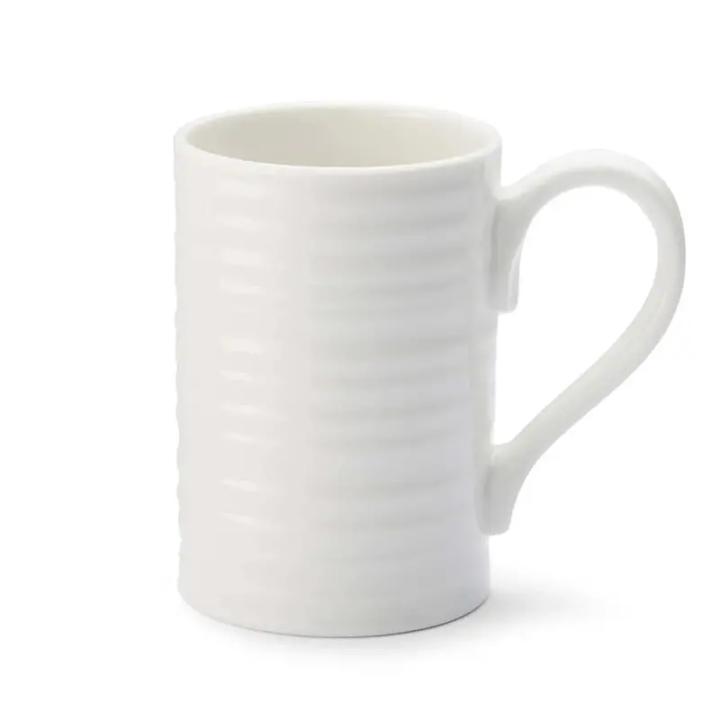 Portmeirion Sophie Conran White Tall Mug – 380Ml Modern Ceramic Cup 1